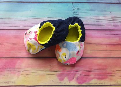Baby Shoes "FLAMINGOS"