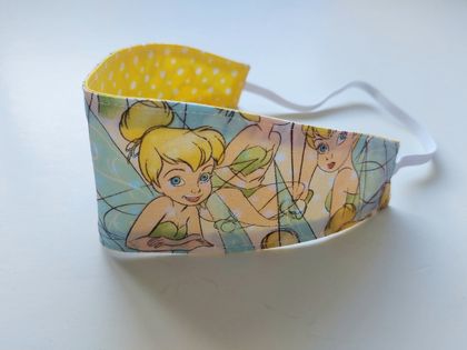 Reversible Fabric Headband "Tinkerbell"