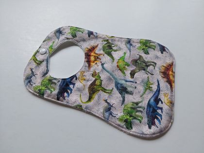 Organic Baby Bib "The Dinosaurs"