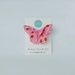 ORIGAMI Butterfly Hair Clip "Sweet Strawberries"