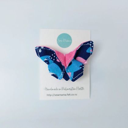 ORIGAMI Butterfly Hair Clip "MEOW"