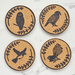 Cork Coasters NZ Birds - Set of 4