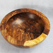 Large beautifully grained Burled Cypress deep rimmed Bowl