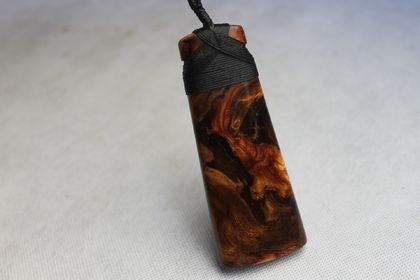 Ancient Swamp Kauri Toki Pendant