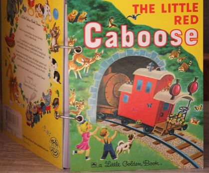 The Little Red Caboose Refillable Notebook