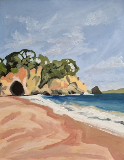 Summer in Cathedral cove 