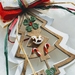  Christmas Tree Ornament, Rocking Horse Ornament , Wood Ornament ,Christmas Decoration