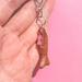 Chocolate Fish Polymer Clay Keyring