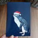 Little Santa Penguin Greeting Card