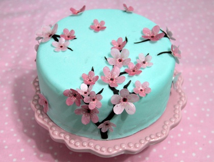 Edible wafer paper Cherry Blossom
