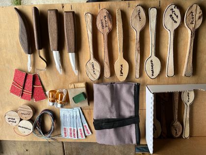 Spoon carving kit jumbo family pack