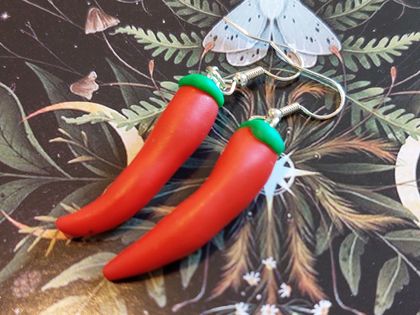 SPICY Chili Earrings 