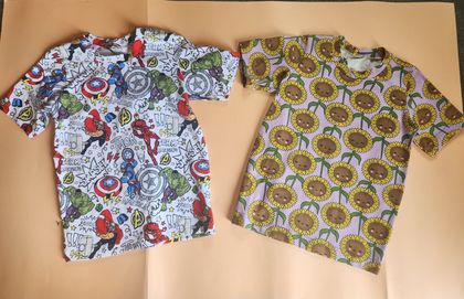 Lovely t shirts for your mini me's -size 5