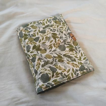 Custom Fabric Notebook - Leaves