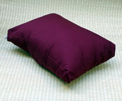 Support cushion for meditation - maroon, black or brown