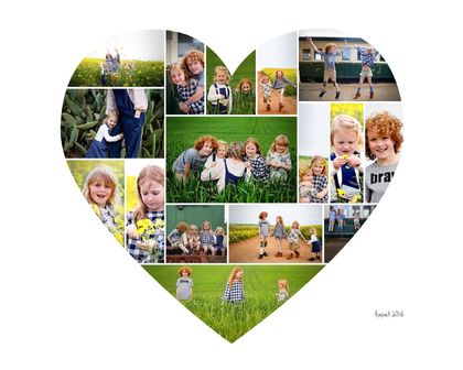 A2 Personalised photo montage 