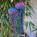 Crochet jellyfish hanger with seashells