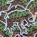 Archey's frog handmade sticker