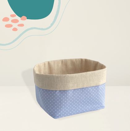 Fabric Gift Box - Pale Blue