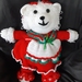 Crochet Mrs Santa bear 