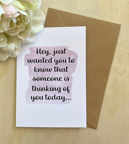 Thinking of You Encouragement Card