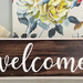 Wooden Welcome Sign