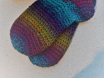 Crochet Lounge Socks - Carousel