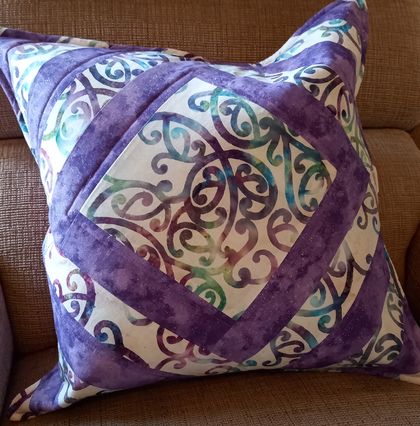 Patchwork cushion cover