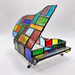 Stained Glass Grand Piano