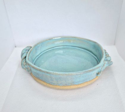 Pottery Blue Topaz tapas bowl