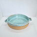 Pottery blue Topaz tapas bowl