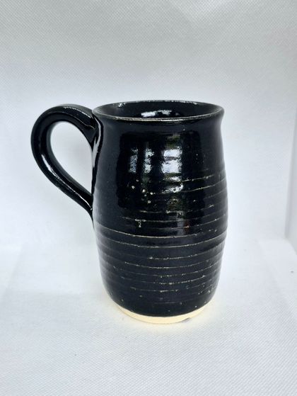 Pottery nightshade black mug