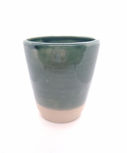 Wheel thrown pottery keep cup