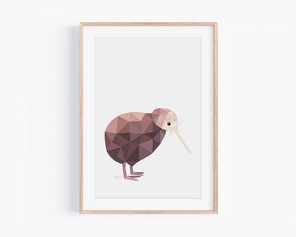 Kiwi Print ~ Original New Zealand Art ~ New Zealand Bird Art ~ Kiwi Artist 