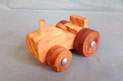 Wooden Tractor | Wooden Toy for Toddlers | Waldorf Toys | Push Toys | Toys