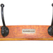 Coat Rack made from Oak Wine Barrel Stave