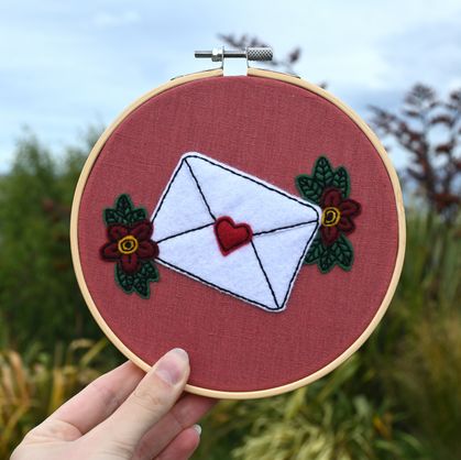 Love Letter Felt Embroidery