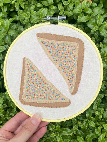 Fairy Bread Felt Embroidery