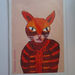 A4 Crimson Ginger Cat Art Print