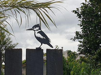 Kingfisher - Mounted - CorTen Steel