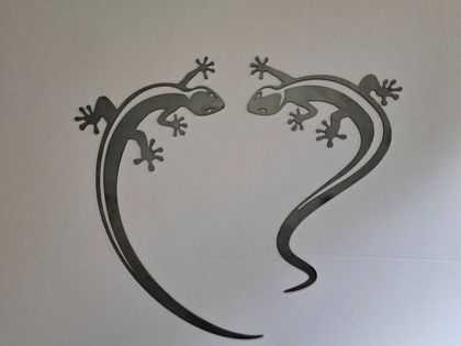Love Lizards - Corten Steel Art - Garden Art