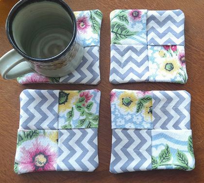 Rewoo recycled fabric coasters