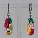 Flower Drop Huggie Earrings