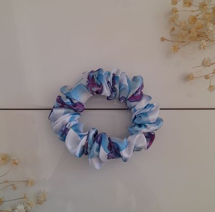 Butterfly Cloud Satin Scrunchy Medium