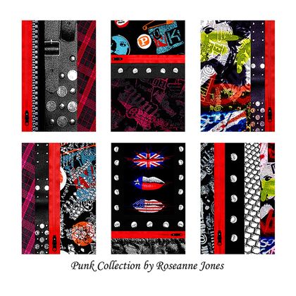 Punk Collection - 6 Signed Art Prints - by Artist Roseanne Jones