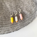 Stitch Markers / progress keepers - set of 3 - Pencils # 1