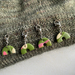 Stitch Markers / progress keepers - set of 4 - Green