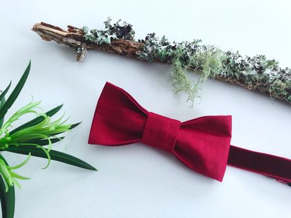 Lilo Kids Bow Tie Raspberry Red PERFECT FOR CHRISTMAS PARTY