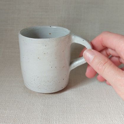 Ceramic Mug - Speckled White