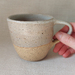 Ceramic Mug Speckled Rustic Creme